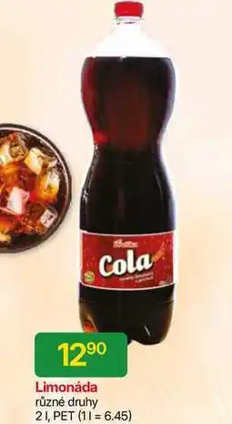 Hruška Hruška Limonáda různé druhy 2l, PET nabídka