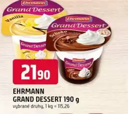 Trefa EHRMANN Grand dessert nabídka