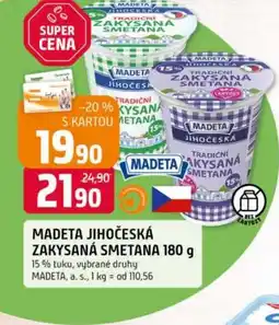 Trefa Madeta jihočeská zakysaná smetana nabídka