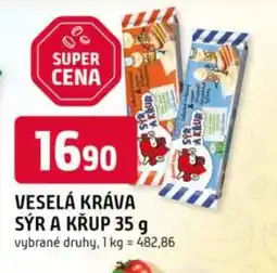 Trefa Veselá kráva sýr a křup nabídka