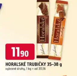 Trefa Horalské trubičky nabídka