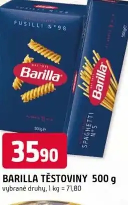 Trefa Barilla těstoviny nabídka