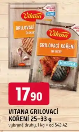 Trefa Vitana grilovací koření nabídka