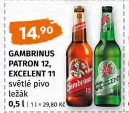 Trefa GAMBRINUS PATRON 12, EXCELENT 11 nabídka