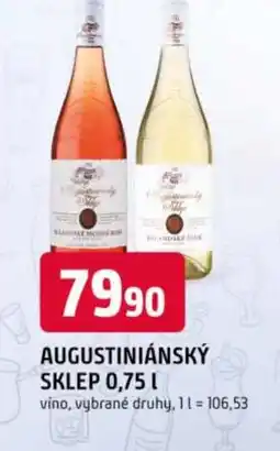 Trefa Augustiniánský sklep nabídka
