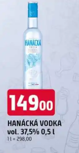 Trefa HANÁCKÁ Vodka nabídka