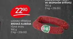 Flop BRDSKÁ KLOBÁSA různé druhy 100 g nabídka