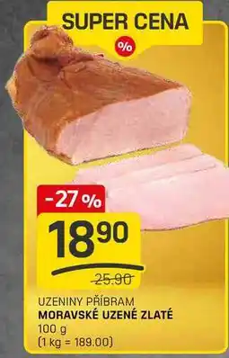 Flop MORAVSKÉ UZENÉ ZLATÉ 100g nabídka