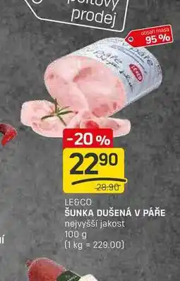 Flop ŠUNKA DUŠENÁ V PÁŘE nejvyšší jakost 100g nabídka