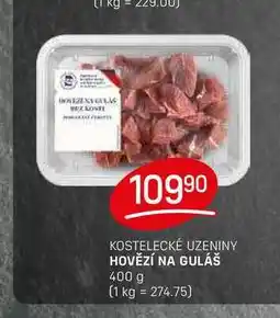 Flop HOVĚZÍ NA GULÁŠ 400 g nabídka