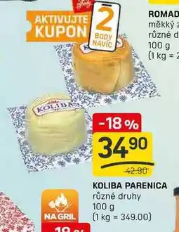 Flop KOLIBA PARENICA různé druhy 100g nabídka