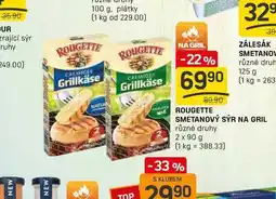 Flop ROUGETTE SMETANOVÝ SÝR NA GRIL různé druhy 2 x 90 g nabídka