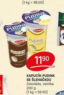 Flop KAPUCÍN PUDINK SE ŠLEHAČKOU čokoláda, vanilka 200 g nabídka