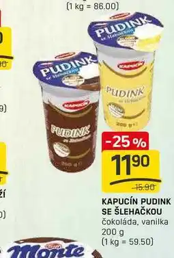 Flop KAPUCÍN PUDINK SE ŠLEHAČKOU čokoláda, vanilka 200 g nabídka