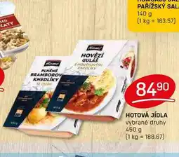 Flop HOTOVÁ JÍDLA vybrané druhy 450 g nabídka