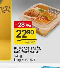 Flop RUMCAJS SALÁT, PAŘÍŽSKÝ SALÁT 140 g nabídka