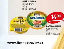 Flop PAŠTIKA HAMÉ různé druhy 75 g nabídka