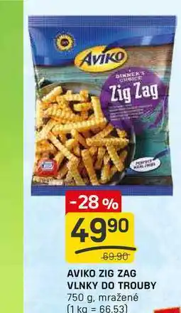 Flop AVIKO ZIG ZAG VLNKY DO TROUBY 750 g, mražené nabídka