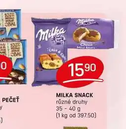 Flop MILKA SNACK různé druhy 35-40 g nabídka