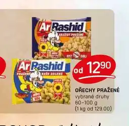Flop OŘECHY PRAŽENÉ vybrané druhy 60-100 g nabídka