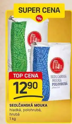 SEDLČANSKÁ MOUKA POLOHRUBA 1 kg