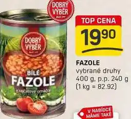 Flop FAZOLE vybrané druhy 400 g. p.p. 240 g nabídka