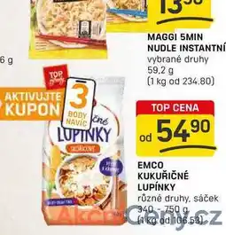 Flop EMCO KUKUŘIČNÉ LUPÍNKY různé druhy, sáček 340-750 g nabídka