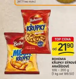 Flop BOHEMIA KŘUPKY SÝROVE ARAŠÍDOVÉ 100 - 200 g nabídka