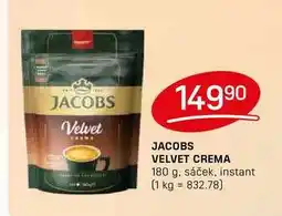 Flop JACOBS VELVET CREMA 180 g, sáček, instant nabídka