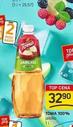 Flop TOMA 100% jablko 11 nabídka