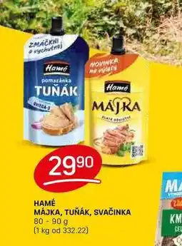 Flop HAMÉ MÁJKA, TUŇÁK, SVAČINKA 80-90 g nabídka