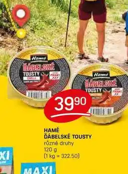 Flop HAMÉ ĎÁBELSKÉ TOUSTY různé druhy 120 g nabídka