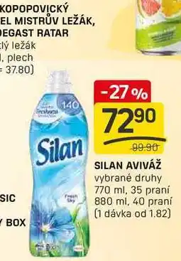 Flop SILAN AVIVÁŽ vybrané druhy 770 ml, 35 praní 880 ml, 40 praní nabídka