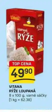 Flop VITANA RÝŽE LOUPANÁ 8 x 100 g, varné sáčky nabídka