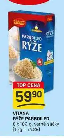 Flop VITANA RÝŽE PARBOILED 8 x 100 g varné sáčky nabídka