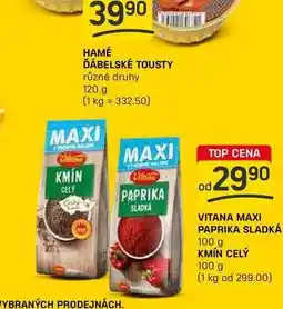 Flop VITANA MAXI PAPRIKA SLADKÁ 100g nabídka