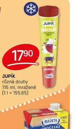 Flop JUPÍK různé druhy 115 ml, mražené nabídka