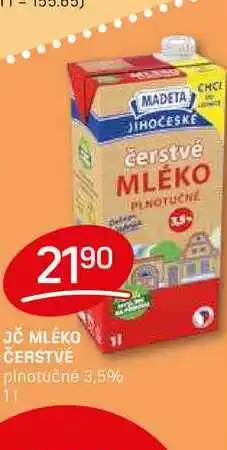 Flop JČ MLÉKO ČERSTVÉ plnotučně 3,5% 1l nabídka