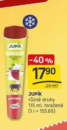 Flop JUPÍK různé druhy 115 ml, mražené nabídka