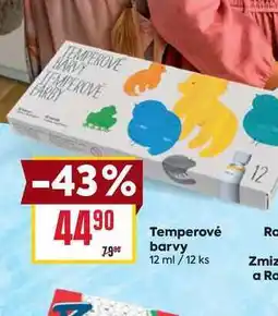 Billa Temperové barvy 12 ml / 12 ks nabídka