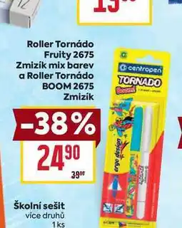 Billa Roller Tornádo Fruity 2675 Zmizik mix barev a Roller Tornádo BOOM 2675 Zmizík nabídka