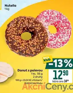 Billa Donut s polevou 1ks, 56 g nabídka