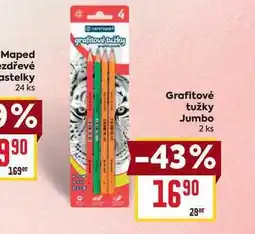 Billa Grafitové tužky Jumbo 2 ks nabídka