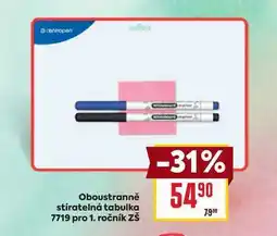 Billa Oboustranně stíratelná tabulka 7719 pro 1. ročník nabídka