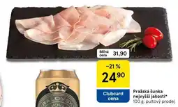 Tesco Pražská šunka nejvyšší jakosti, 100 g nabídka