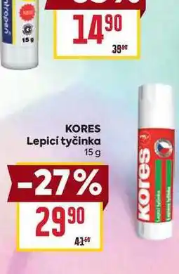 Billa KORES Lepicí tyčinka 15 g nabídka