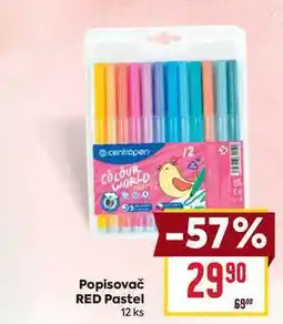 Billa Popisovač RED Pastel 12 ks nabídka