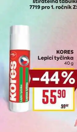 Billa KORES Lepicí tyčinka 40 g nabídka