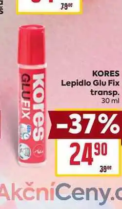 Billa KORES Lepidlo Glu Fix transp. 30 ml nabídka