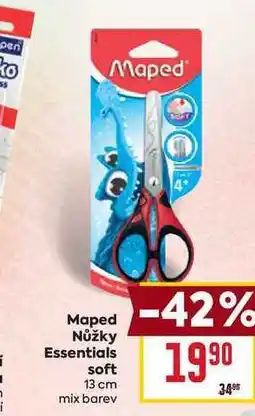 Billa Maped Nůžky Essentials soft 13 cm mix barev nabídka